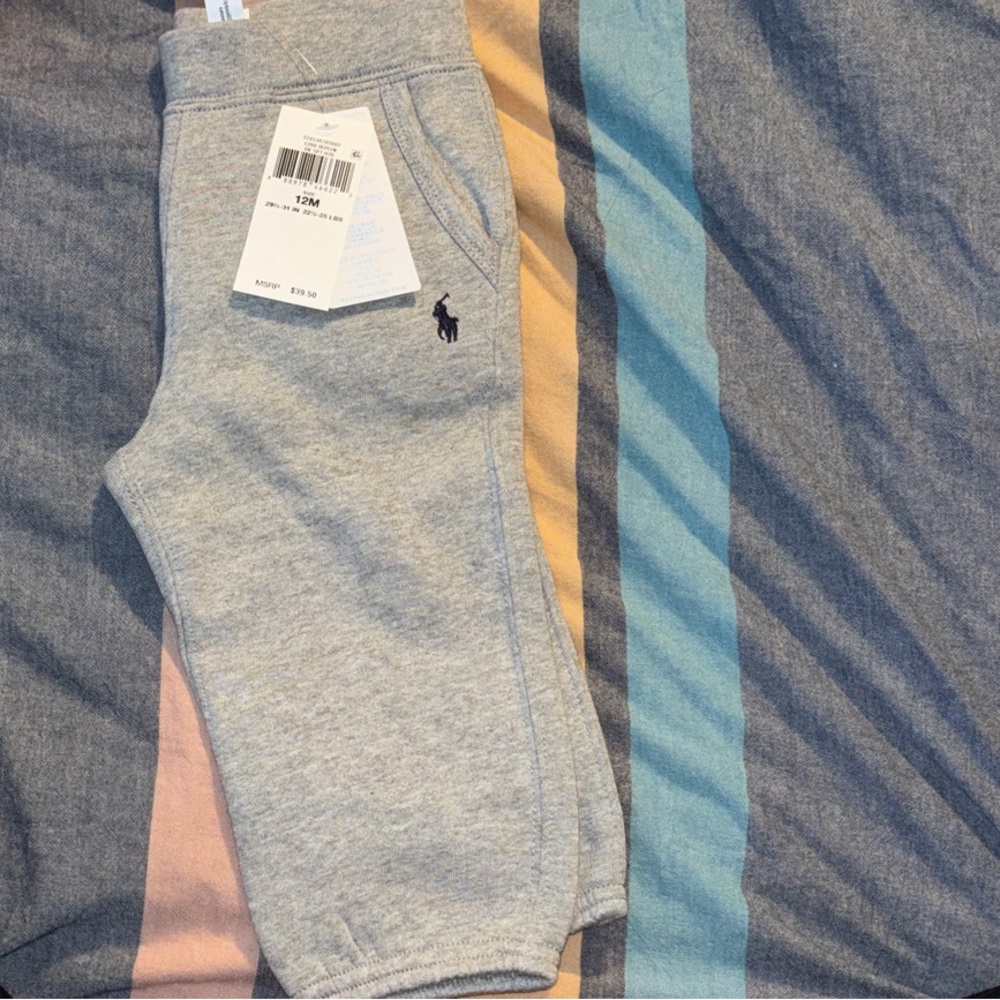 Polo by Ralph Lauren Gray Kids Jogger Sweatpants